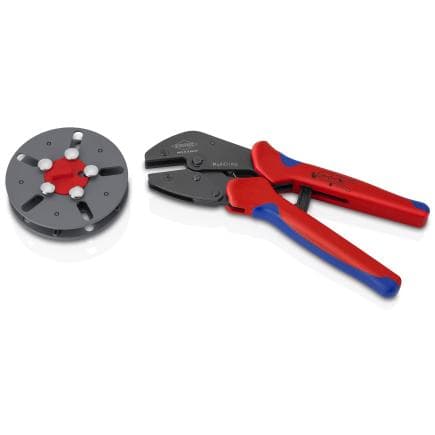 KNIPEX 97 33 LE - MultiCrimp® Pince à sertir avec porte-matrices interchangeables 250 mm