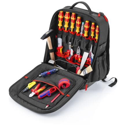 KNIPEX 00 21 51 HL S - Kit de démarrage modulaire X15 – Sac à dos compact électrique (27 pièces)