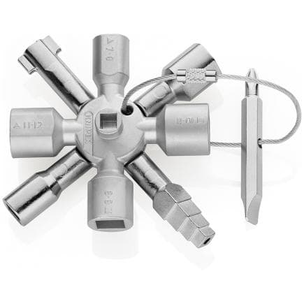 KNIPEX 00 11 01 - TwinKey® pour tous systèmes de fermeture courants