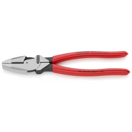 KNIPEX 09 01 240 - Pince extra forte "Lineman's" modèle américain, bondérisée noire, tête polie, poignées enduites de résine synthétique...