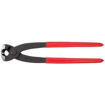 KNIPEX 10 99 I220 - Pince pour colliers à oreille bondérisée noire, tête polie, poignées enduites de résine synthétique avec base de compression...
