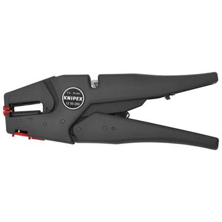 KNIPEX 12 50 200 - Pince à dénuder frontale auto-ajustable pour conducteurs plats fins