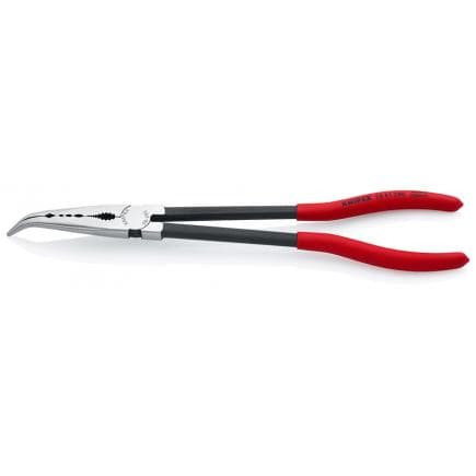 KNIPEX 28 81 280 - Pince de mécanicien à profils croisés bondérisée noire, tête polie, poignées enduites de résine synthétique, mors 40°