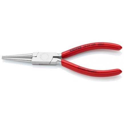 KNIPEX 30 33 160 - Pince de mécanicien - à bec long, chromée, poignées enduites de résine synthétique, bec long et rond, surfaces de contact...