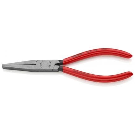 KNIPEX 38 41 190 - Pince de mécanicien bondérisée noire, tête polie, poignées enduites de résine synthétique