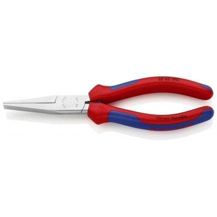 KNIPEX 38 45 190 - Pince de mécanicien chromée, poignées revêtues d'un matériau bi-composant