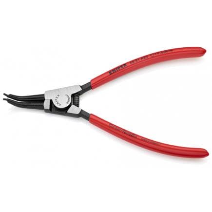 KNIPEX 46 31 A12 - Pince pour circlips externes sur arbres, bondérisée noire, tête polie, poignées enduites de résine synthétique, pointes coudées...