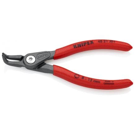 KNIPEX 48 21 J11 - Pince de précision pour circlips internes à orifices, bondérisée grise, poignées enduites de résine synthétique antidérapante,...