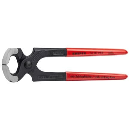 KNIPEX 51 01 210 - Tenaille marteau bondérisée noire
