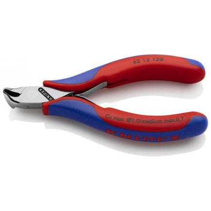 KNIPEX 62 12 120 - Pince coupante pour électronique à tranchants inclinés
