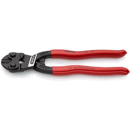 KNIPEX 71 01 200 - Pince coupante à double levier CoBolt® bondérisée noire, poignées enduites de résine synthétique