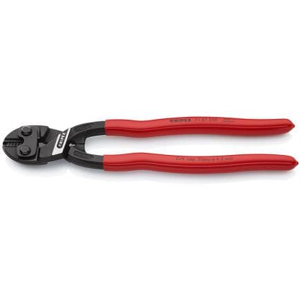 KNIPEX 71 01 250 - Pince coupante à double levier CoBolt® XL bondérisée noire, poignées plus longues enduites de résine synthétique