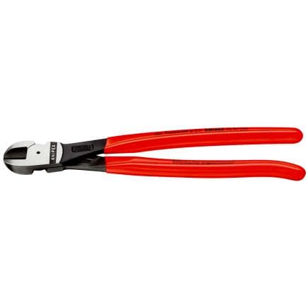 KNIPEX 74 91 250 - Pince coupante à tranchants centraux type "strong", bondérisée noire, tête polie, poignées enduites de résine synthétique