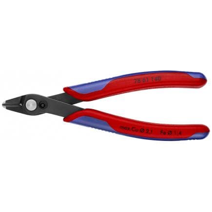 KNIPEX 78 61 140 - Electronic Super Knips® XL, acier bruni, poignées revêtues d'un matériau bi-composant
