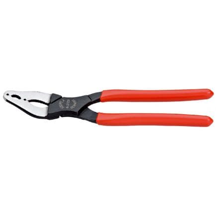 KNIPEX 84 21 200 - Pince pour cônes de vélos et motos, bondérisée noire, tête polie, poignées enduites de résine synthétique, tête coudée à 20°