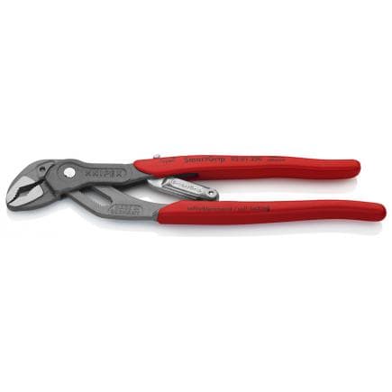 KNIPEX 85 01 250 - Pince réglable SmartGrip® pour tubes et écrous avec réglage automatique, bondérisée grise