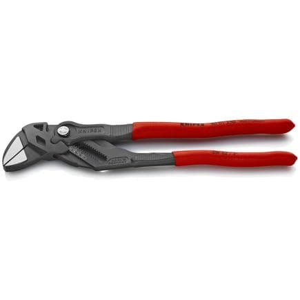 KNIPEX 86 01 250 - Pince et clé en un seul outil, bondérisée grise, tête polie, poignées enduites de résine synthétique antidérapante
