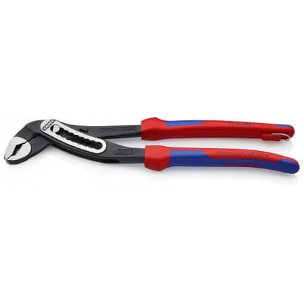 KNIPEX 88 02 300 T - Alligator® Pince multiprise pour tubes et écrous en alliage noir, tête polie, poignées revêtues d'un matériau bi-composant,...