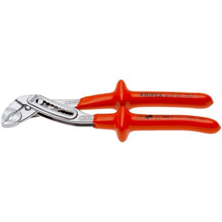 KNIPEX 88 07 250 - Alligator® Pince multiprise pour tubes et écrous, chromée, poignées isolées par immersion, certifiées VDE