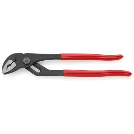 KNIPEX 89 01 250 - Pince multiprise pour tubes et écrous avec rainures de guide fraisées, bondérisée noire, tête polie, poignées enduites de...