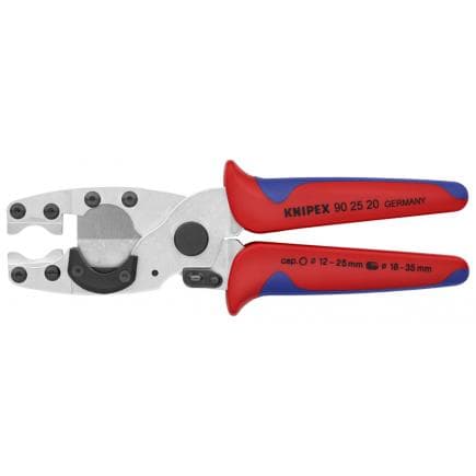 KNIPEX 90 25 20 - Coupe-tubes galvanisé pour gaines et tubes enrobés, poignées revêtues d'un matériau bi-composant