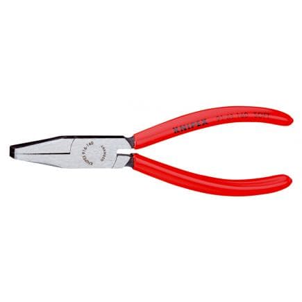 KNIPEX 91 61 160 - Pince de vitrier - à becs plats droits, bondérisée noire, tête polie, poignées enduites de résine synthétique, largeur de bec...
