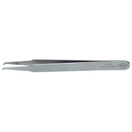 KNIPEX 92 02 53 - Brucelles de précision à pointes courbées