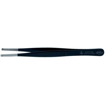 KNIPEX 92 08 79 ESD - Brucelles de précision ESD, pointes droites et lisses