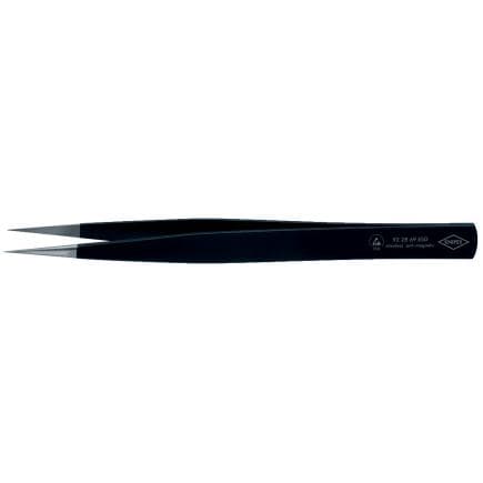 KNIPEX 92 28 69 ESD - Brucelles de précision ESD, pointes droites renforcées