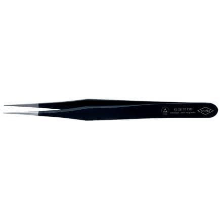KNIPEX 92 28 70 ESD - Brucelles de précision ESD, droites et fines