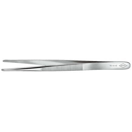 KNIPEX 92 44 42 - Brucelles de précision à pointe arrondie et moletée pour bijoutiers
