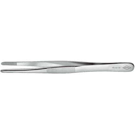 KNIPEX 92 64 44 - Brucelles de précision à pointe arrondie, nickelées