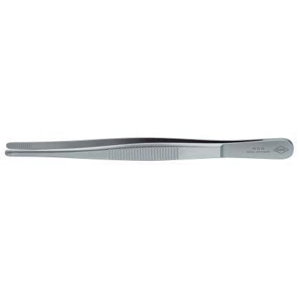 KNIPEX 92 72 45 - Brucelles de précision à pointe arrondie, moletées, antireflet, mates