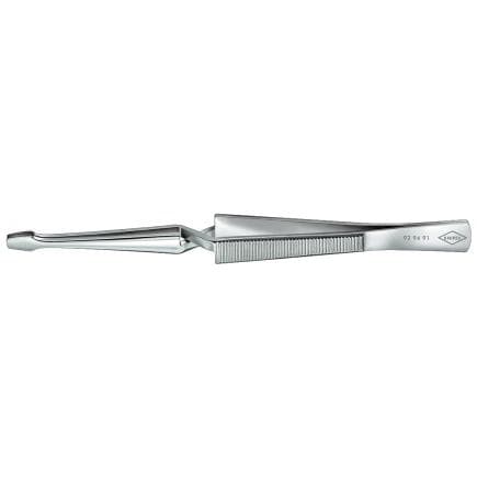KNIPEX 92 94 91 - Brucelles à pointes croisées, pointe trapézoïdale droite