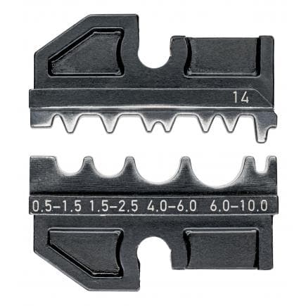 KNIPEX 97 49 14 - Matrice de sertissage pour cosses femelles à compression non isolées, et pour cosses à compression non isolées