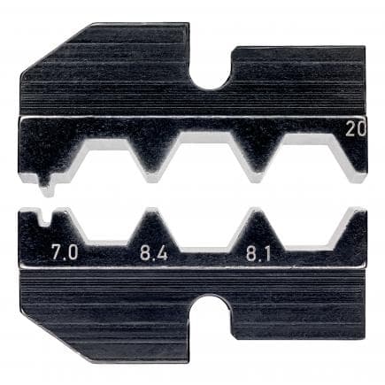 KNIPEX 97 49 20 - Matrice de sertissage pour connecteurs en F pour prises TV + satellite