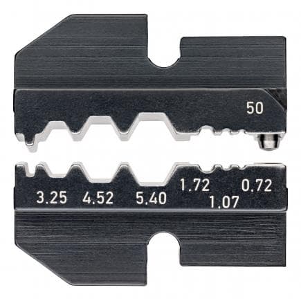KNIPEX 97 49 50 - Matrice de sertissage pour connecteurs coaxiaux/voiture-téléphone