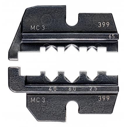 KNIPEX 97 49 65 - Matrice de sertissage pour connecteurs de câbles solaires MC3 (contacts multiples)