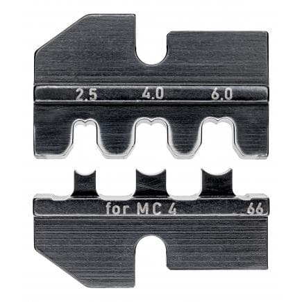 KNIPEX 97 49 66 - Matrice de sertissage pour connecteurs de câbles solaires MC4 (contacts multiples)