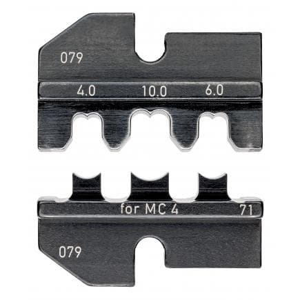 KNIPEX 97 49 71 - Matrice de sertissage pour connecteurs de câbles solaires MC4 (contacts multiples)