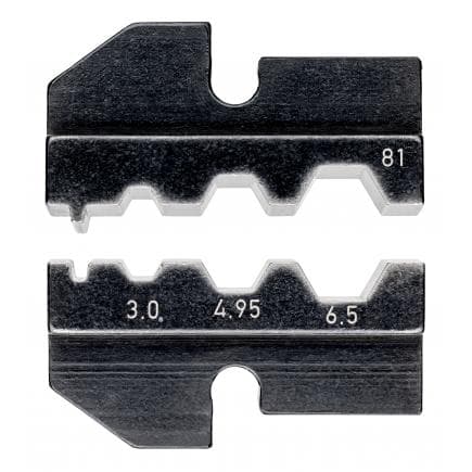 KNIPEX 97 49 81 - Matrice de sertissage pour connecteurs Harting pour conducteurs de fibres optiques