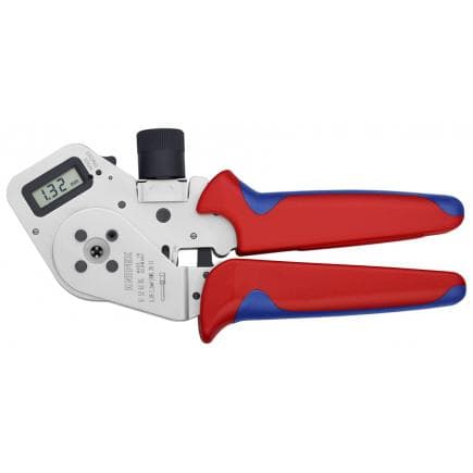 KNIPEX 97 52 63 DG - Pince quadruple pour contacts tournés, chromée, poignées revêtues d'un matériau bi-composant, indication numérique de la...