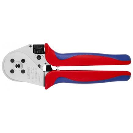 KNIPEX 97 52 65 - Pince quadruple pour contacts tournés, chromée, poignées revêtues d'un matériau bi-composant, avec aide au positionnement, en...