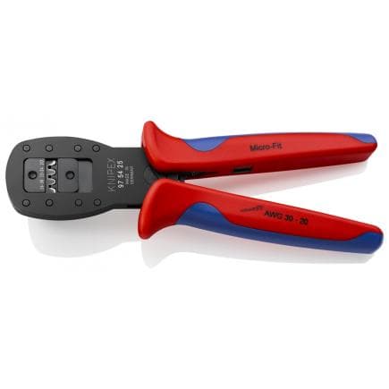 KNIPEX 97 54 25 - Pince pour câblage parallèle, pour mini-connecteurs, sertissage parallèle pour connecteurs de la série Micro-Fit-tm- de Molex...