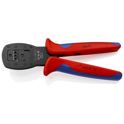 KNIPEX 97 54 26 - Pince pour câblage parallèle, pour mini-connecteurs, sertissage parallèle pour le serrage des connecteurs de la série Mini-Fit®...