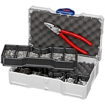 KNIPEX 97 90 05 - Assortiment de cosses pour cosses à douilles (1400 pcs)