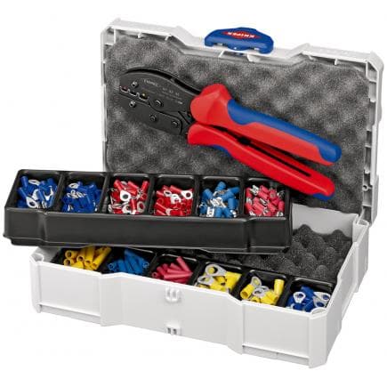 KNIPEX 97 90 21 - Assortiment de cosses pour embouts avec pince à sertir automatique 97 52 36