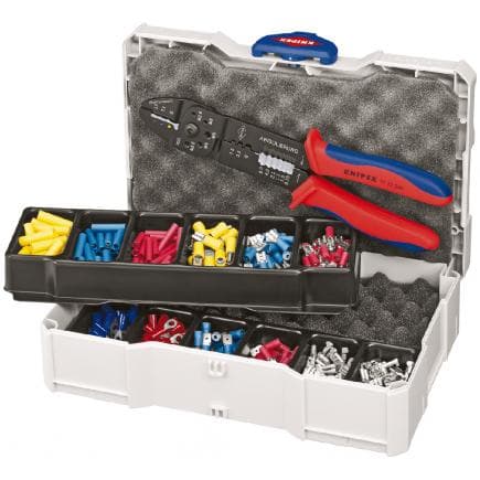 KNIPEX 97 90 25 - Assortiment de cosses pour embouts avec pince à sertir 97 22 240