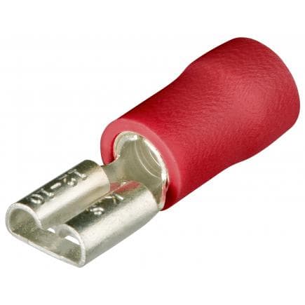KNIPEX 97 99 001 - Bornes plates femelles isolées 100 pièces chacune.