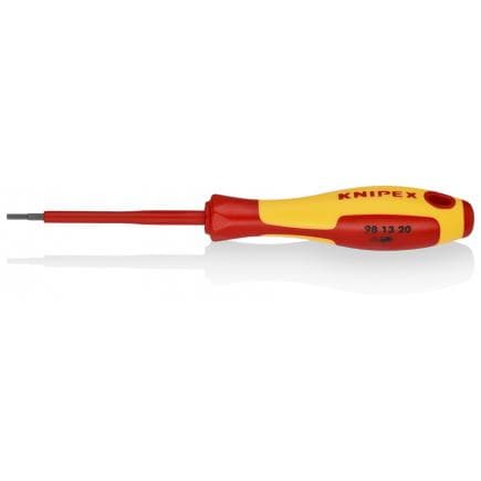 KNIPEX 98 13 20 - Tournevis pour vis à six pans creux, acier bruni, VDE